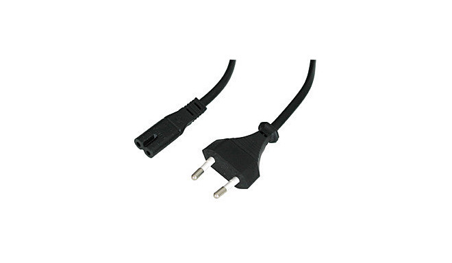 Lindy 30421 power cable Black 2 m CEE7/16 C7 coupler