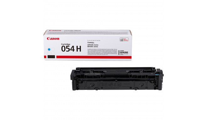 Canon 054 H High Yield Toner Cartridge, Cyan