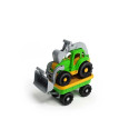 EARTHMOVING TRACTOR WITH TRAILER