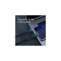 Baseus Type-C - Type-C cable Cafule PD2.0 60W Flash charge (20V 3A) 1m Gray/Black (CATKLF-GG1)