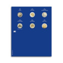 SAFE TOPset coin album for 2€ coins 7302B1-B4 extra sheets - 7302-37