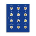 SAFE TOPset coin album for 2€ coins 7302B1-B4 extra sheets - 7302-32