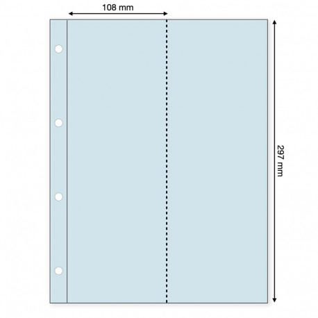 SAFE Compact A4 vaheleht 2-vertikaalse taskuga