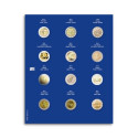SAFE TOPset coin album for 2€ coins 7302B1-B4 extra sheets - 7302-25