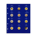SAFE TOPset coin album for 2€ coins 7302B1-B4 extra sheets - 7302-29