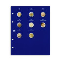 SAFE TOPset coin album for 2€ coins 7302B1-B4 extra sheets - 7302-29