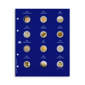 SAFE TOPset coin album for 2€ coins 7302B1-B4 extra sheets - 7302-25