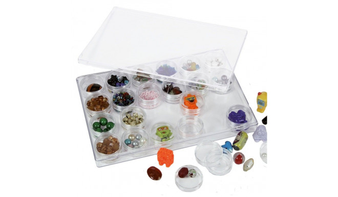 SAFE Acrylic Collecting Box with Round Containers