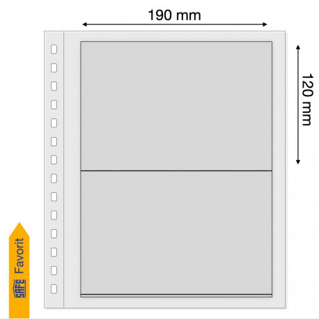 SAFE No. 612 - 2 Pocket Page D-Blank