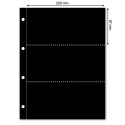 SAFE Compact A4 Three Pocket Black Page 10-pack