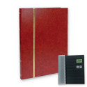 SAFE Stockbook with 16 Black Pages - Bordeaux