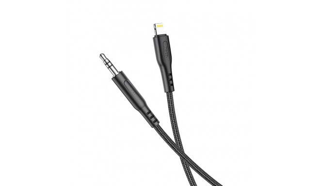 HOCO cable AUX Jack 3,5 mm to Lightninng UPA198 1 m black