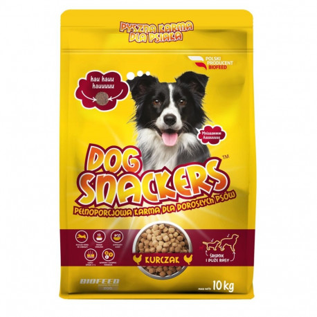BIOFEED Dog Snackers Adult medium & large kana kuiv koeratoit 10kg