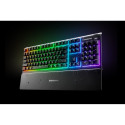 SteelSeries Apex 3 Gaming Keyboard, US Layout, Wired, Black SteelSeries Apex 3  Gaming keyboard, IP3