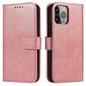 Magnet Case pro Samsung A15 s klopou a peněženkou - růžové