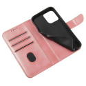 Magnet Case pro Samsung A15 s klopou a peněženkou - růžové