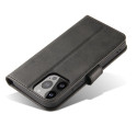 Magnet Case pro Samsung A15 s klopou a peněženkou - černá