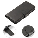 Magnet Case pro Samsung A15 s klopou a peněženkou - černá