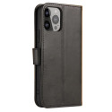 Magnet Case pro Samsung A15 s klopou a peněženkou - černá