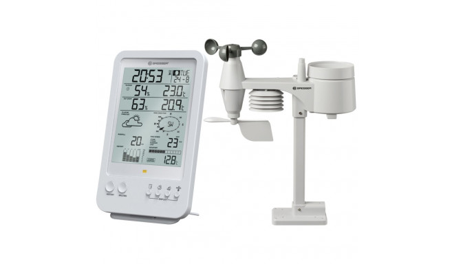 Laika / Meteo centrs 5-in-1 white, BRESSER