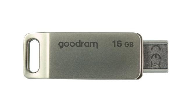 Goodram flash drive 16GB ODA3 USB-A/USB-C 3.2 Gen 1, silver