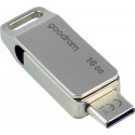 Goodram ODA3 USB flash drive 16 GB USB Type-A / USB Type-C 3.2 Gen 1 (3.1 Gen 1) Silver