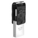 Silicon Power Mobile C31 USB flash drive 32 GB USB Type-A / USB Type-C 3.2 Gen 1 (3.1 Gen 1) Black, 