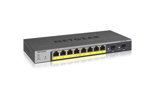 NETGEAR GS110TP Managed L2/L3/L4 Gigabit Ethernet (10/100/1000) Power over Ethernet (PoE) Grey