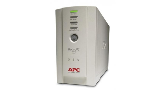 APC Back-UPS uninterruptible power supply (UPS) Standby (Offline) 0.35 kVA 210 W 4 AC outlet(s)