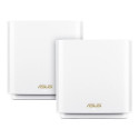 ASUS ZenWiFi AX XT8 (W-1-PK) wireless router Gigabit Ethernet Tri-band (2.4 GHz / 5 GHz / 5 GHz) Whi