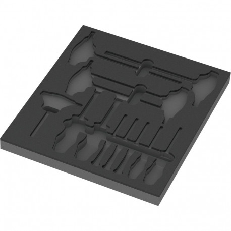 Tool Rebel vahtistutus 9813 kuuskantkruvikeerajate komplektile 1, sobib töökojakärule, must/hall
