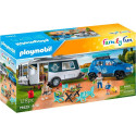 PLAYMOBIL 71423 Family Fun Caravan with Car, construction toy