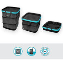 GARDENA PopUp rectangular garden waste bag, size L (black/turquoise, 220 liters)