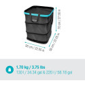 GARDENA PopUp rectangular garden waste bag, size L (black/turquoise, 220 liters)
