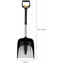 Fiskars X-series telescopic car snow shovel (black/orange)