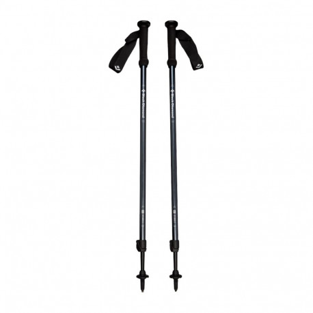 Trekkingstöcke Explorer 2 (schwarz, 1 Paar, 100 bis 140 cm)