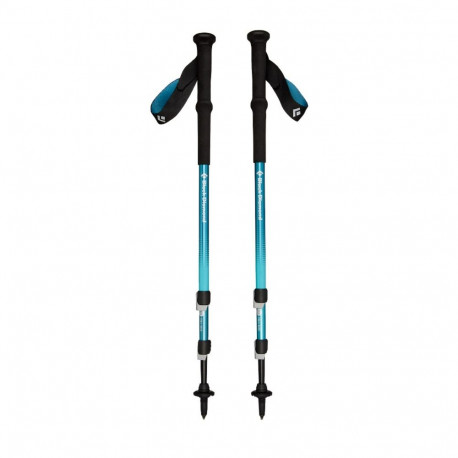 Black Diamond Trekking Poles Trail Back Fitness Equipment (1 Pair, 100 to 140 cm, Creek Blue)