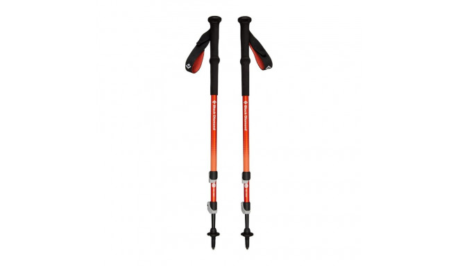 Black Diamond Trekking Poles Trail Back Fitness Equipment (1 Pair, 100 to 140 cm, Burnt Sienna)