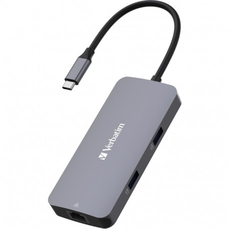 USB-C pro jaotur CMH-05 5-pordiline HDMI, RJ-45, 2x USB-A, USB-C PD, hall
