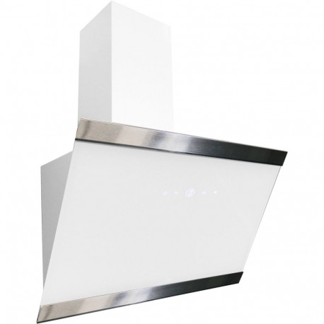 Respecta CH 89060 W, extractor hood (white/stainless steel, 60 cm)