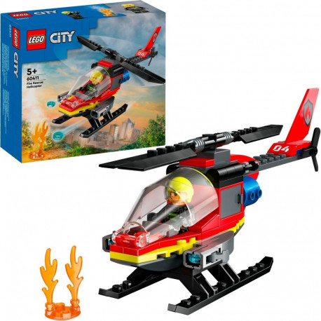 LEGO 60411 City Fire Helicopter, construction toy