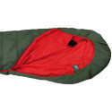 High Peak mummy sleeping bag Pak 600 ECO (dark green/red)