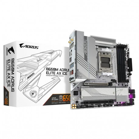 AORUS B650M ELITE AX ICE, hõbedane