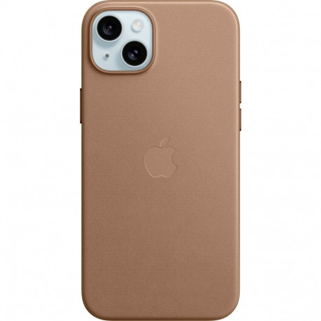 Feingewebe Case mit MagSafe (taupe, iPhone 15 Plus)