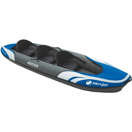 Sevylor Hudson kayak, inflatable boat (black/blue, 374 x 89cm)
