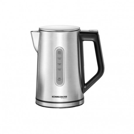 Rommelsbacher Sunny WK 3000 kettle (stainless steel/black, 3,000 watts, 1.7 liters)