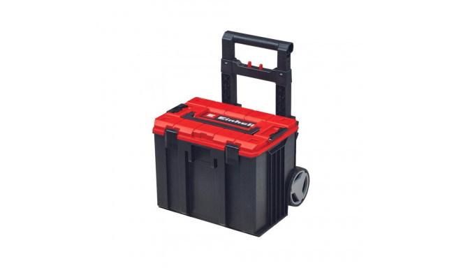 Einhell system case E-Case L, tool box (black/dark red, with wheels)