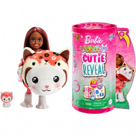 Barbie Cutie Reveal Chelsea Costume Cuties Serie - Kitty Red Panda