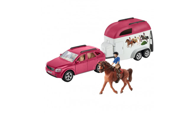 Schleich Horse Club SUV with trailer, toy vehicle