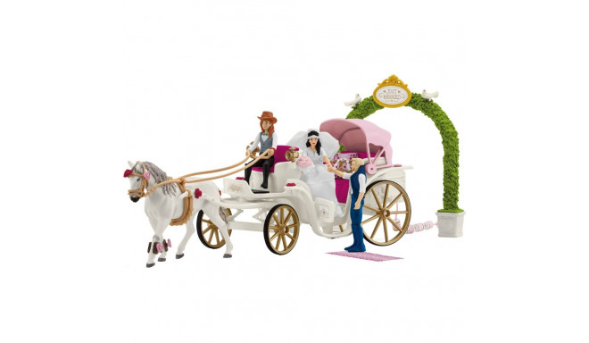 Schleich Horse Club wedding carriage, toy vehicle